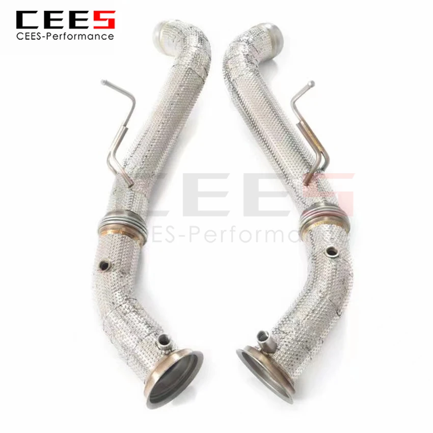 

CEES Exhaust System For Mclaren 650S Headers Without Catalyst No cat Downpipe Manifold Stainless Steel Car Accessories