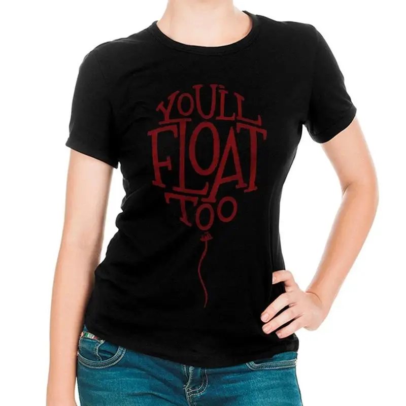 You'll Float Too IT by Stephen King T Shirt Sizes 100 Cotton blc 213