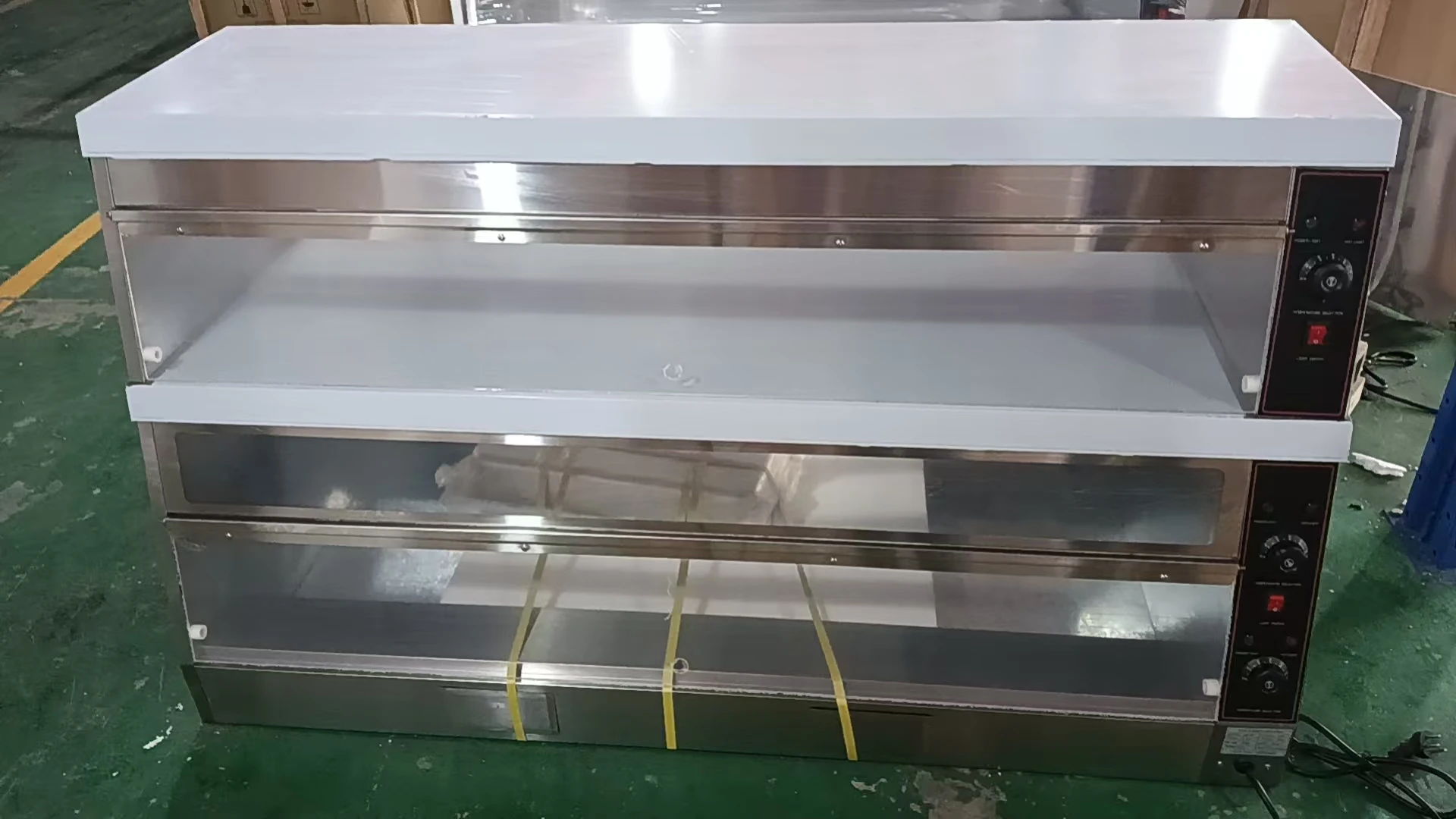 Ticari 2 Katlı Elektrikli Tezg - Food Warmer Display incelemesi ve fiyatı