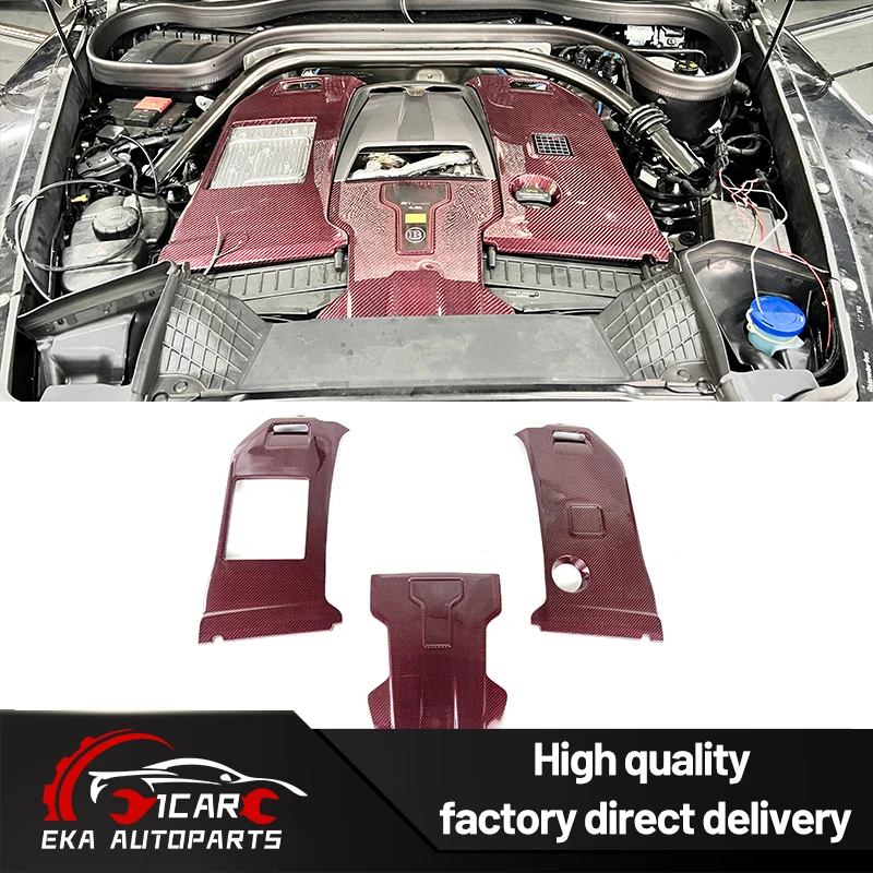 

Для Benz G-Class W464 Dry Carbon Крышка комнаты двигателя Brabus Rocket Style Dry Carbon Крышка комнаты двигателя G63 Special 2018-2024