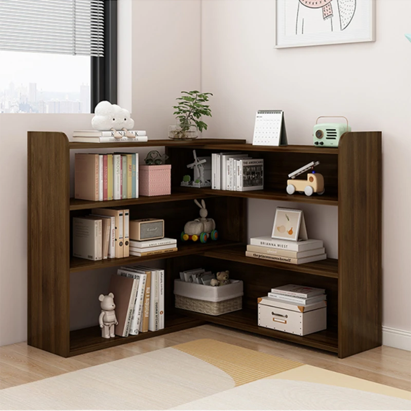 Desk Cabinets Bookshelf Organizer Magazine Rack Storage Shelves Bookcase Aesthetic Support Books Etagere Rangement Furniture