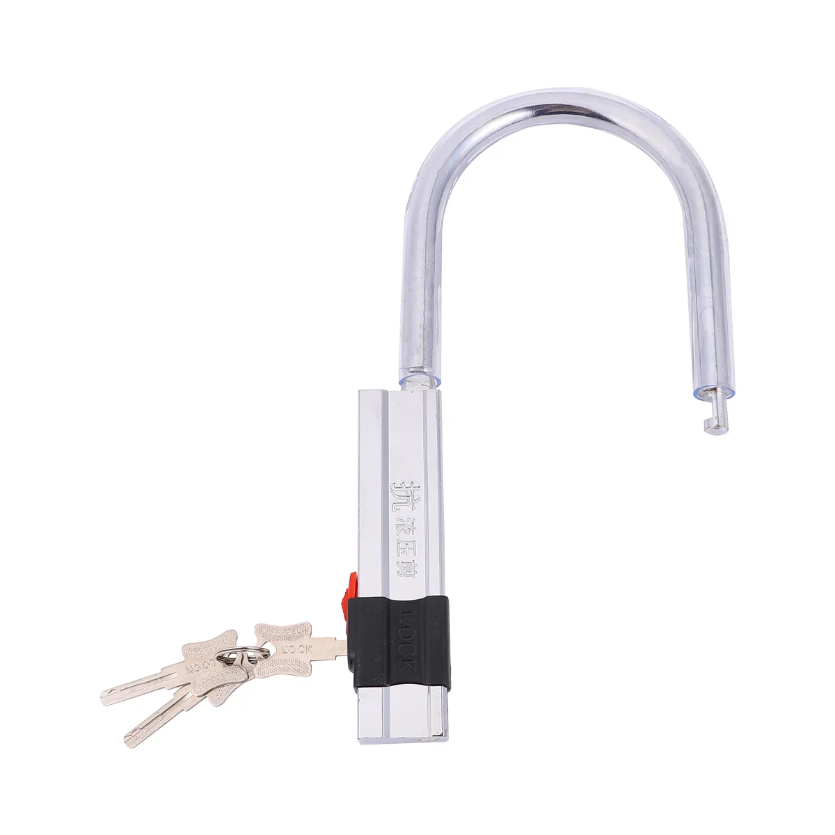 

1 шт. U-образный замок, сверхпрочный противоугонный замок для мотоциклов, велосипедов, ворот, скутеров, решеток, газонокосилок, спортивного инвентаря, для обеспечения безопасности