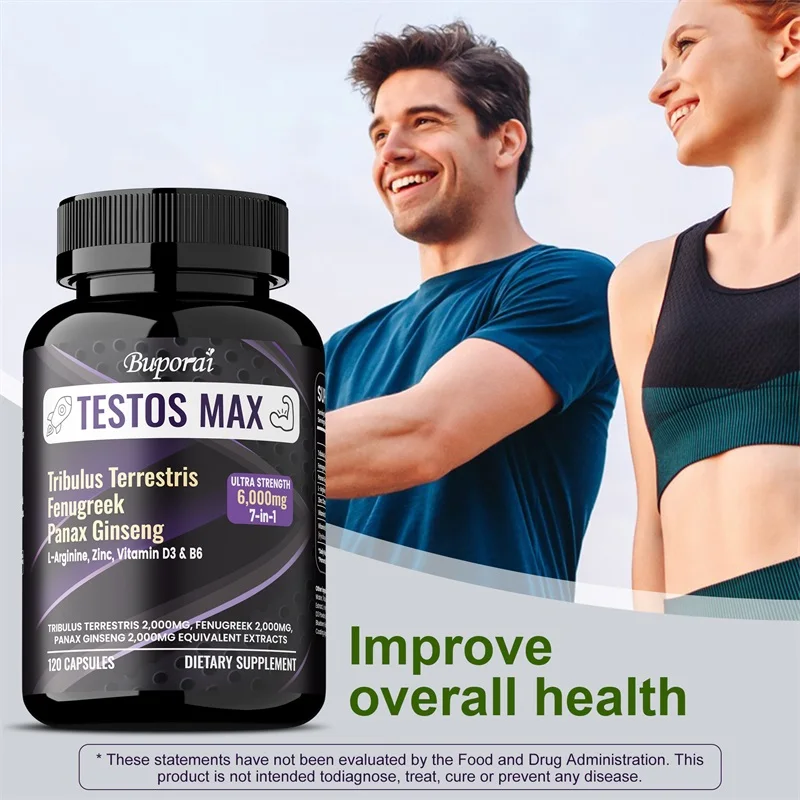 

Men's Muscle and Endurance Supplements - Reduce Fatigue, Enhances Strength and Endurance, Promotes Muscle Recover, Muscle Growth