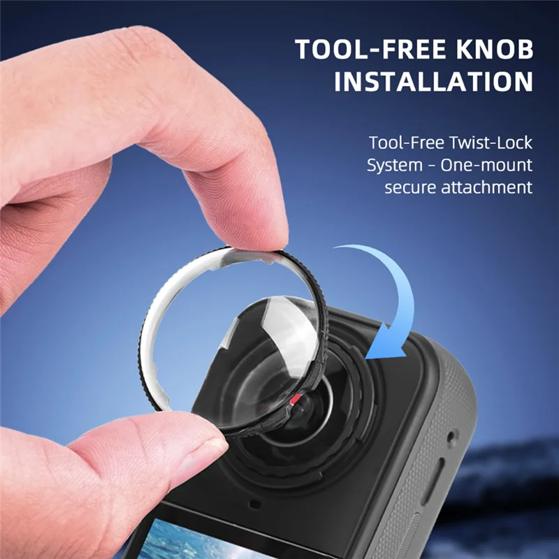 Practical-For Insta360 X5 Camera Lens Protector Glass Guards Optical Scratch-Resistant Accessories