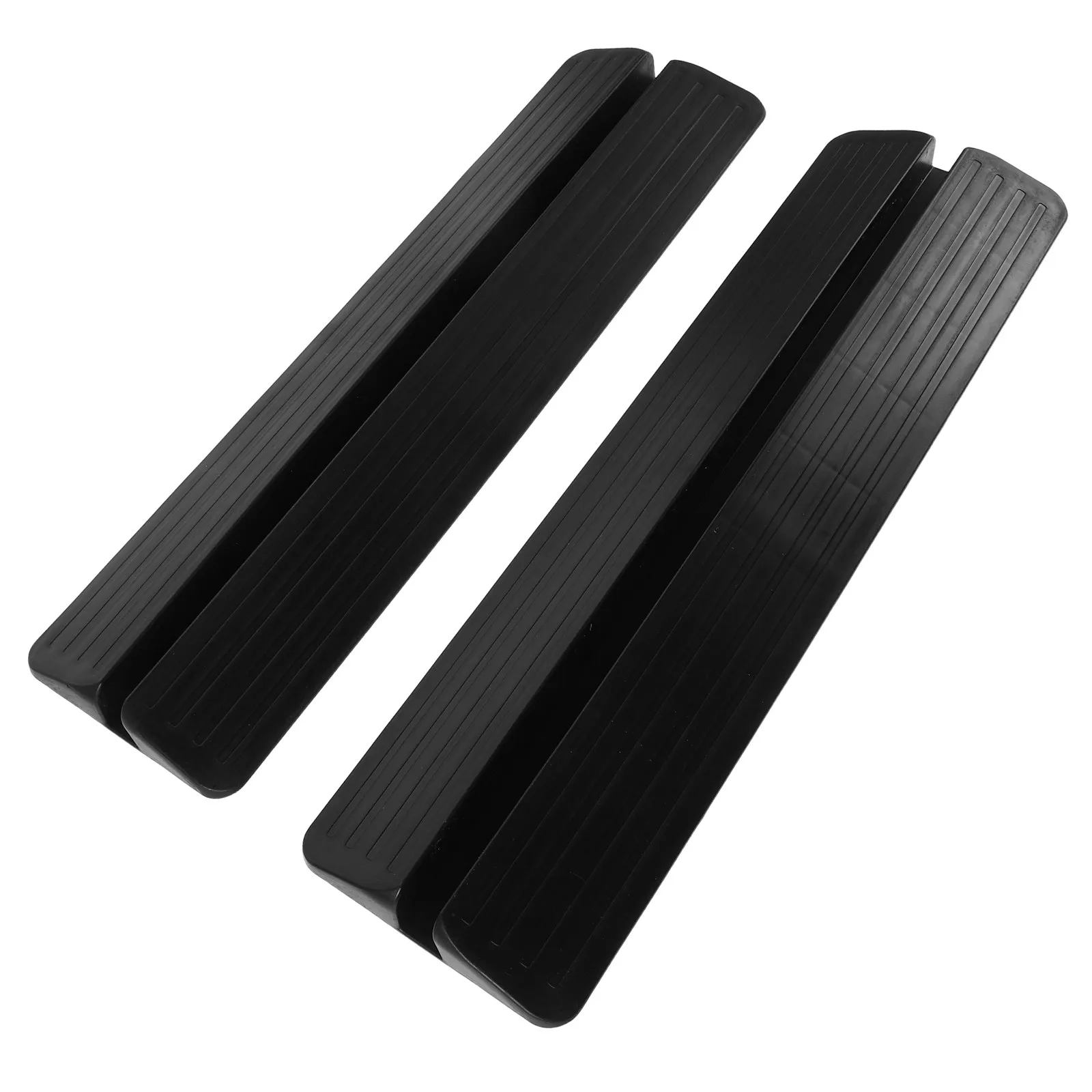 2pcs-baby-gate-kick-plate-protection-accessory-for-stair-safety-gate-pet-enclosure-foot-pedal-ramp-threshold-bridge-black