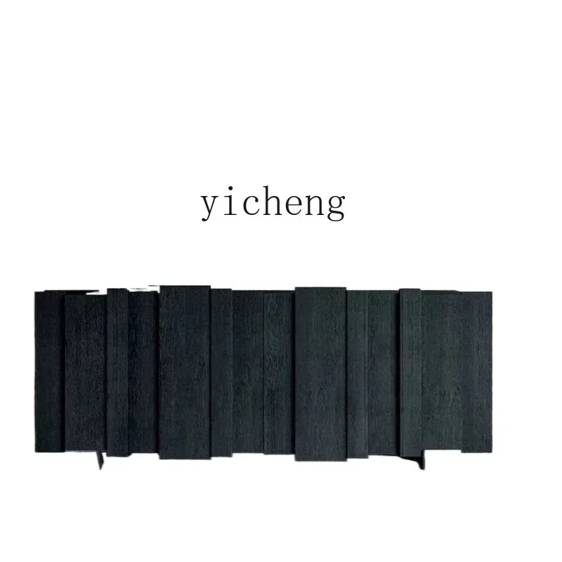 

minimalist solid wood dining side cabinet, living room Nordic retro entrance cabinet, black bedroom storage chest