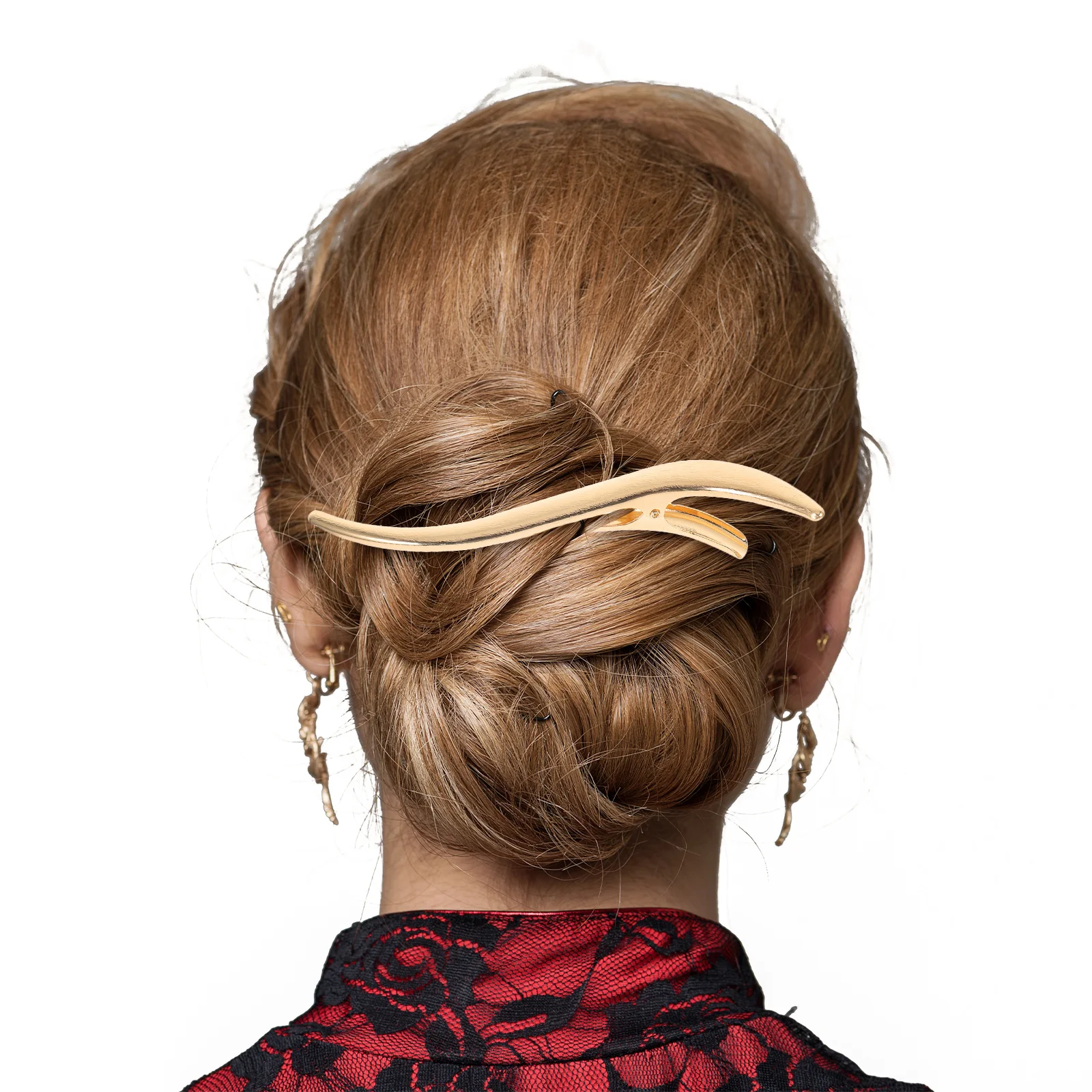 

8Pcs Metal Hair Clips Large Vintage Hair Barrettes Long Hairpins Lightweight Updo Styling Tools for Women Large Hairpin