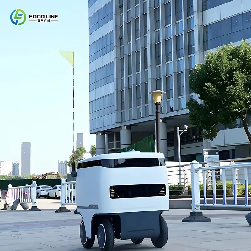Delivery Robot Autonomous Food Delivery Robot Smart Restaurant Service Trolley Hotel Indoor Transport AI System