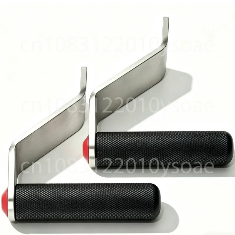 L-Shaped Cable Machine Handles Pair Single-Hand Lat Pull Down Fitness Training Accessories For Gym
