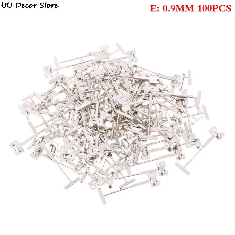 100pcs 0.9/1.2/1.5mm il sistema di livellamento delle piastrelle del campione può sostituire lo strumento di costruzione dello strumento di livellamento del dispositivo di livellamento delle piastrelle dell'ago in acciaio