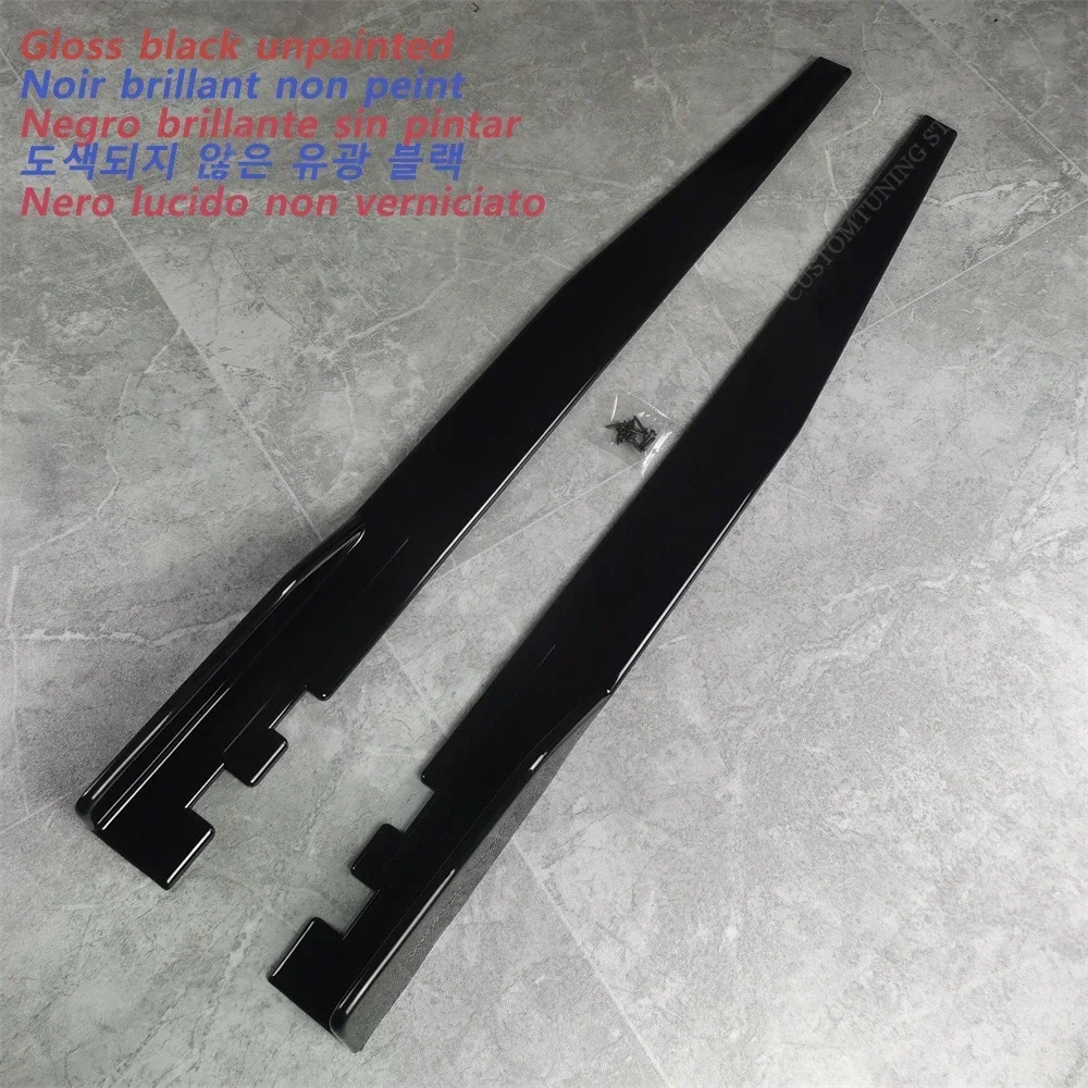 Side Skirt Splitter for Kia Cerato Naza Forte Koup TD 2008 2009 2010 2011 2012 Lip Spoiler Diffuser Tuning Bodykit Accessories