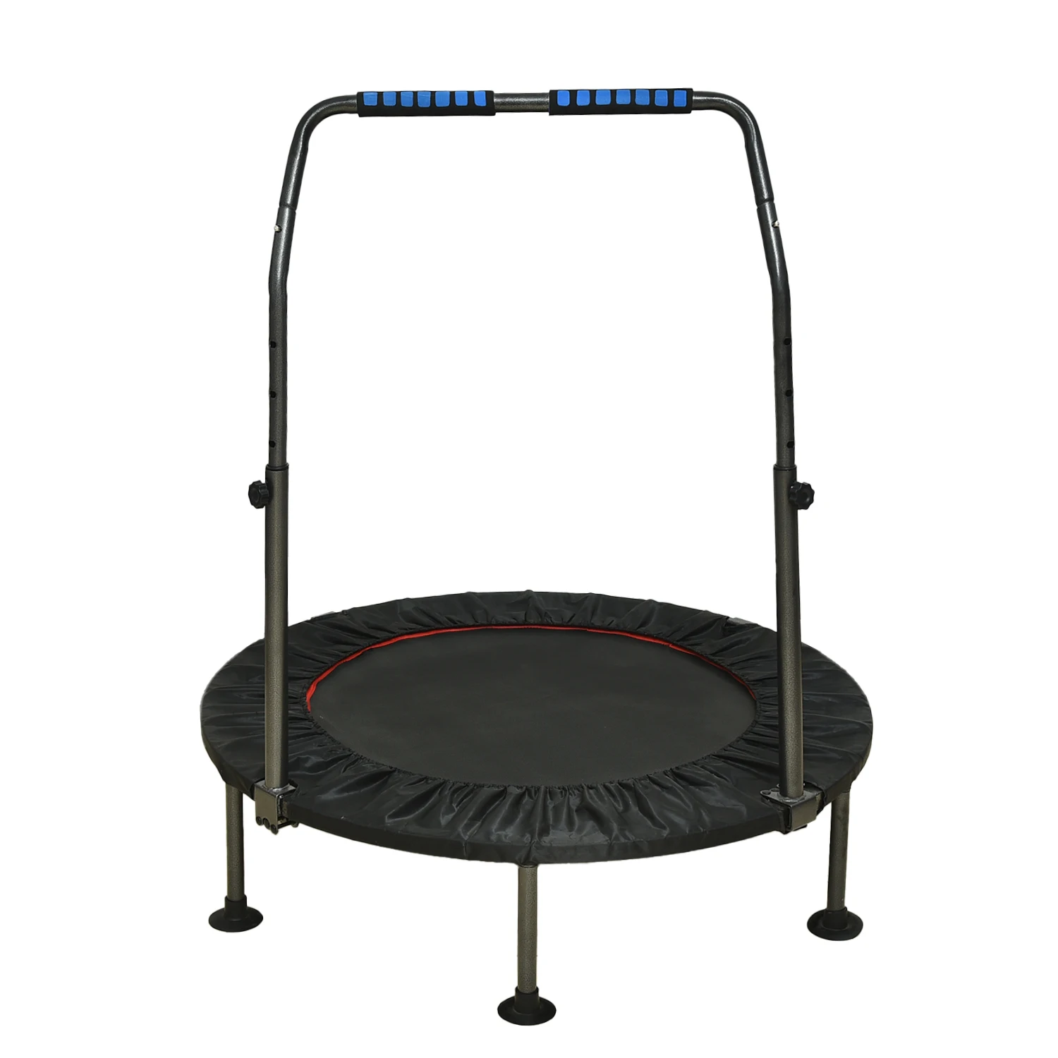 Új Design trampoline számára gyerekek vel Biztonság handrails Hordozható foldable beltéri sportok trampoline