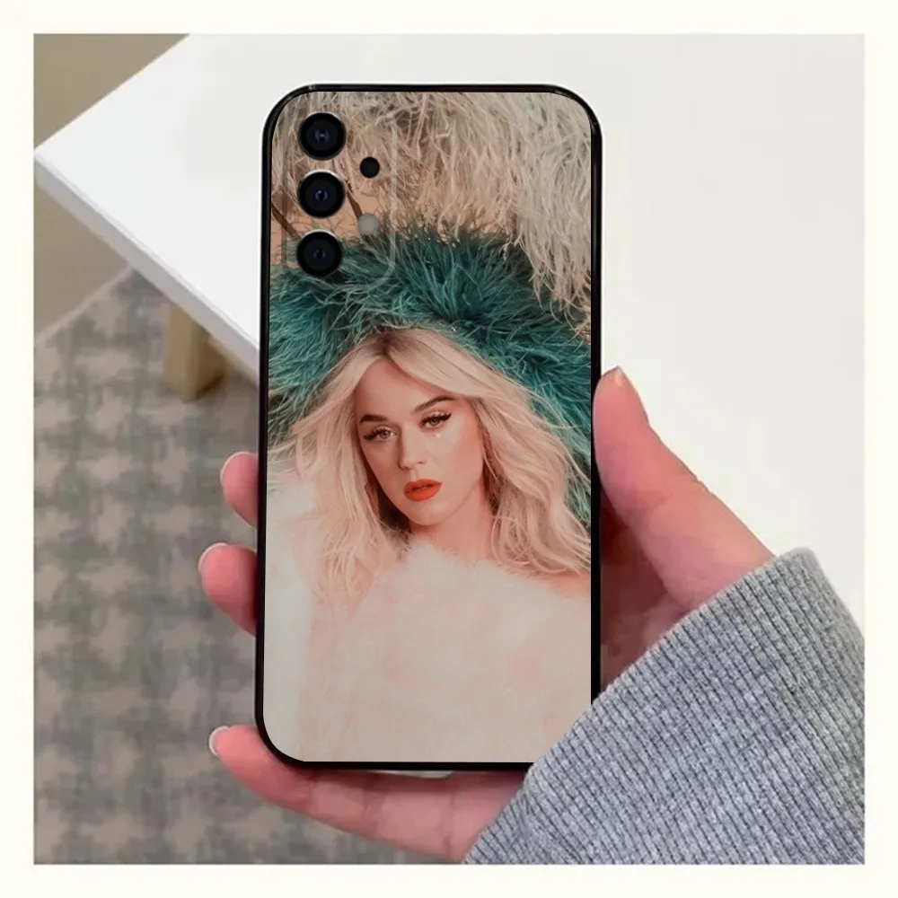 Singer K-Katy Perry Phone Case For Samsung Galaxy A13,A21s,A22,A31,A32,A52,A53,A71,A80,A91 Soft Black Shell