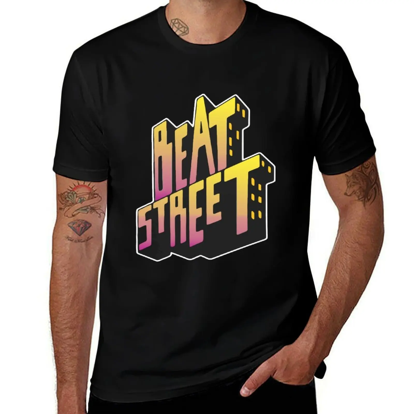 Beat Street Old School Hip Hop T-Shirt t shirt man luxury T-Shirt