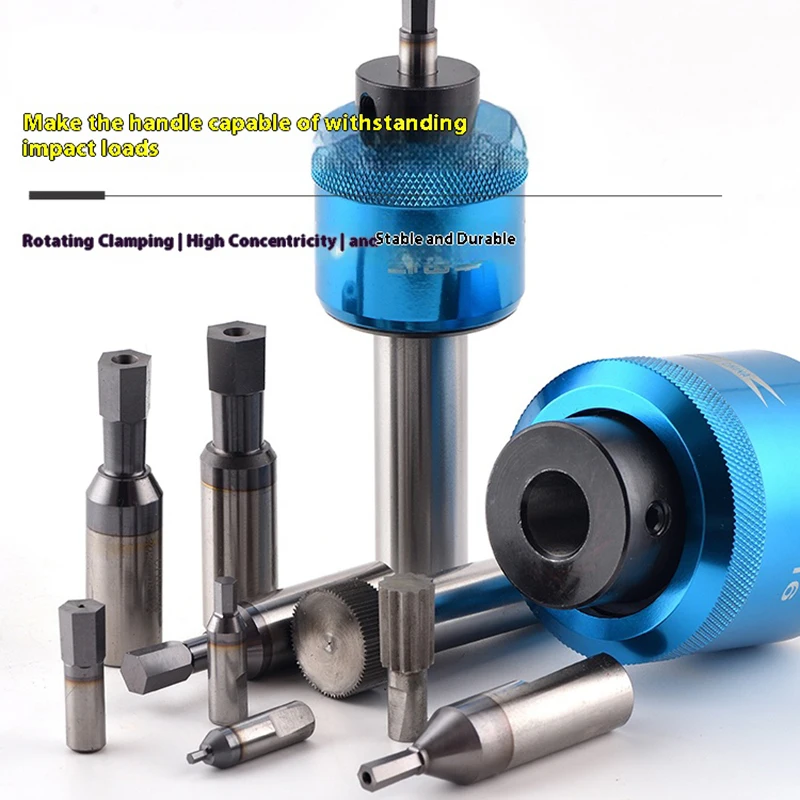 

HSS-CO Rotary Hexagonal Punch Rotary Punching Tool CNC Rotary Broach Precision Punch Tool Holder Rotated Blanking Cutter Coating