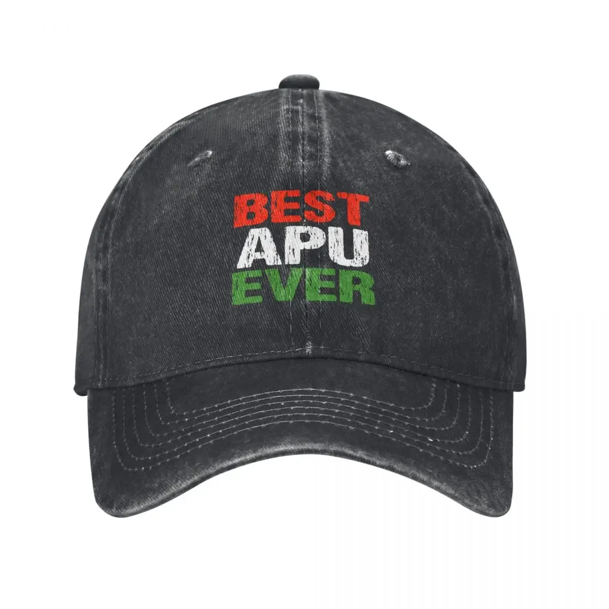 Hungarian Dad Best Apu Ever Father Apa Hungary Flag Distressed Baseball Cap derby hat Visor Woman Hats Men's