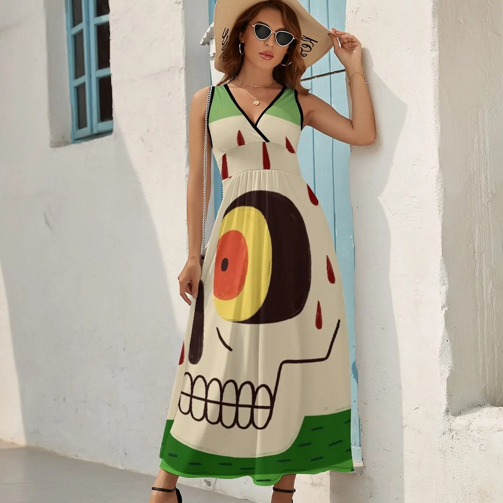 Skull Sleeveless Dress dresses for special events women dresses