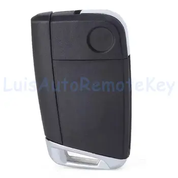 適用於大眾 VW GTI Jetta Tiguan e-Golf Golf Alltrack SportWagen 的 4 鍵翻蓋智慧遙控汽車鑰匙外殼 10 最佳銷售 福斯高爾夫 - №2
