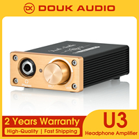 Douk Audio HiFi Pure Class A Headphone Amplifier Mini Home Desktop Stereo Audio Amp for 18-600 SR225/SR325/RS1e Headsets DC 5V