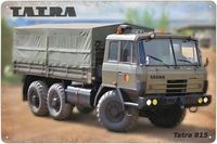 Metal sign - Tatra 815 - Nationale Volksarmee (NVA) Aluminum