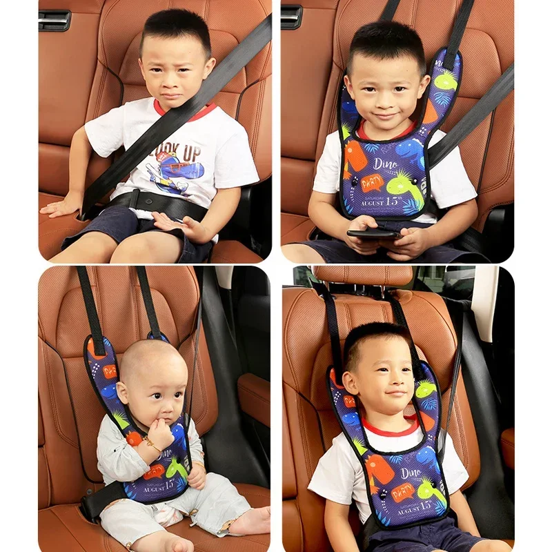 Adjustable Child Seat Belt Retainer Strangulation Neck Shoulder Cover Simple and Convenient Shoulder Cover for Car Safety Seat