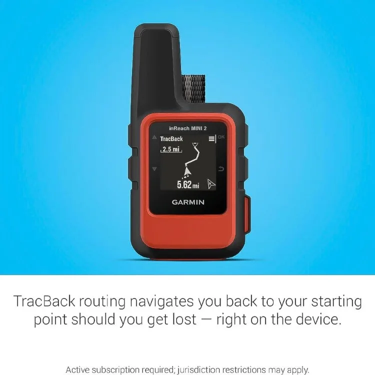 inReach Mini 2, lekki i kompaktowy komunikator satelitarny, podręcznik turystyczny, pomarańczowy - 010-02602-00