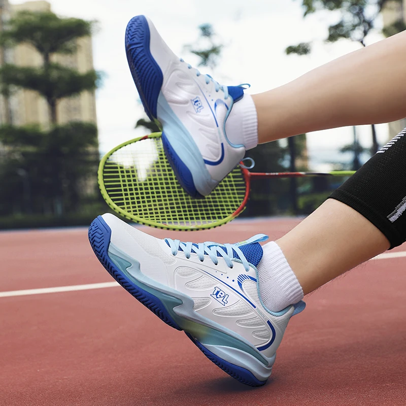 Men's Fashion Professional Tennis Shoes Outdoor Fitness Non slip Lightweight Badminton Sports Shoes Size 39-44
