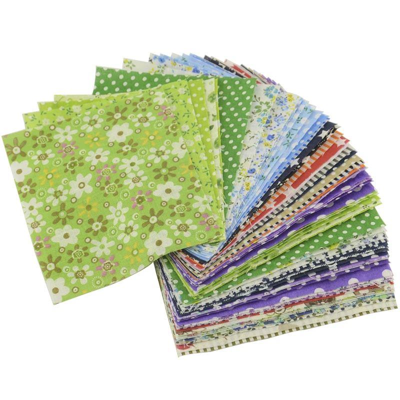 Booksew 30/50 Pcs/Lot 10x10cm Randomly Charm Packs No Repeat Tissue Telas De Algodon Para Patchwork 100% Cotton Fabric,Thin