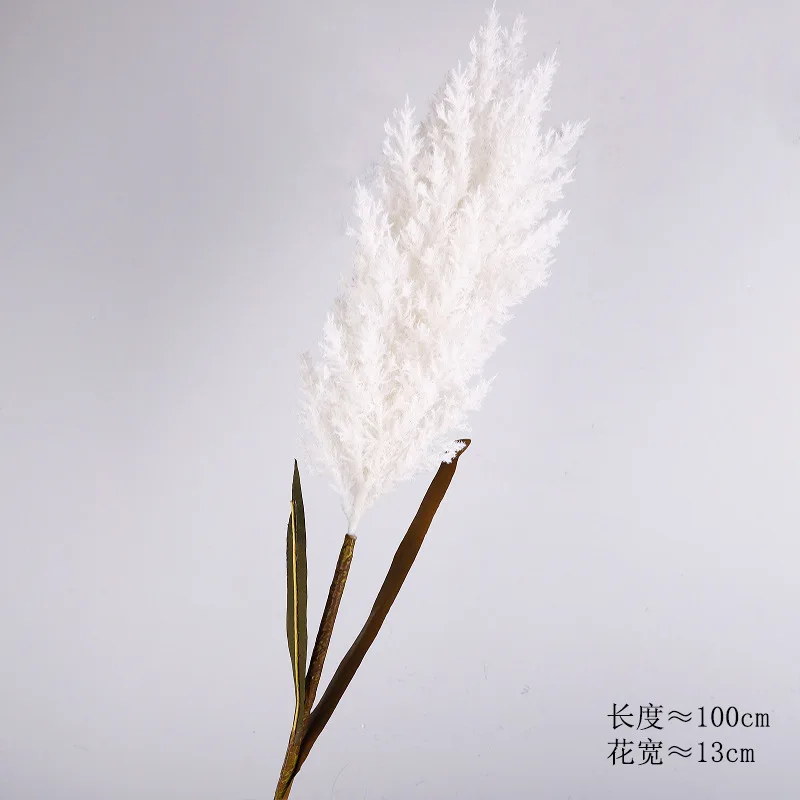 2Pcs/lot Artificial Reed Flowers Home Room Decorations Pampas Grass Wedding Decor Background Fake Reed Grass Party Table Floral - view 6