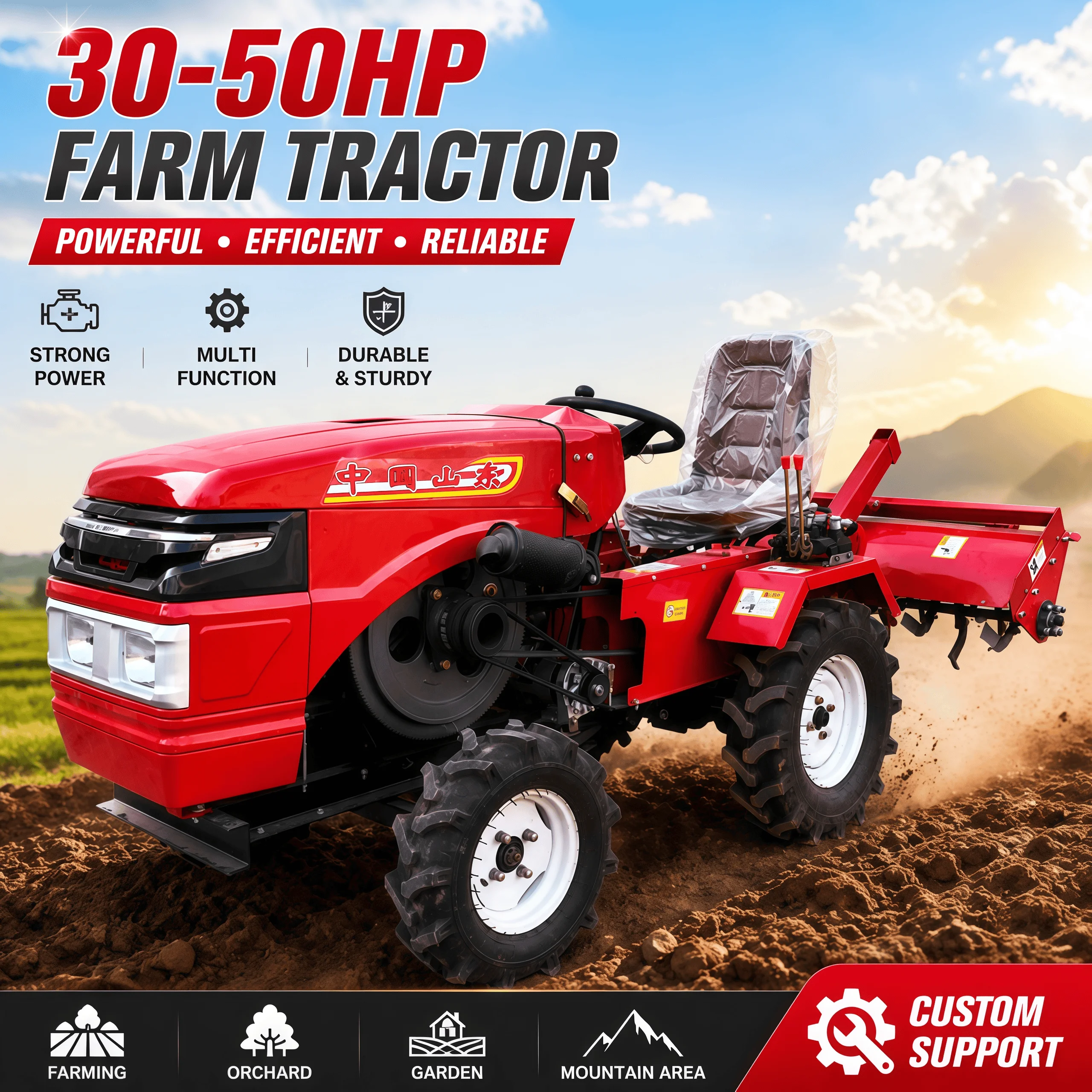Customized Farm Tractor Compac - Agriculture Farming Services review and price