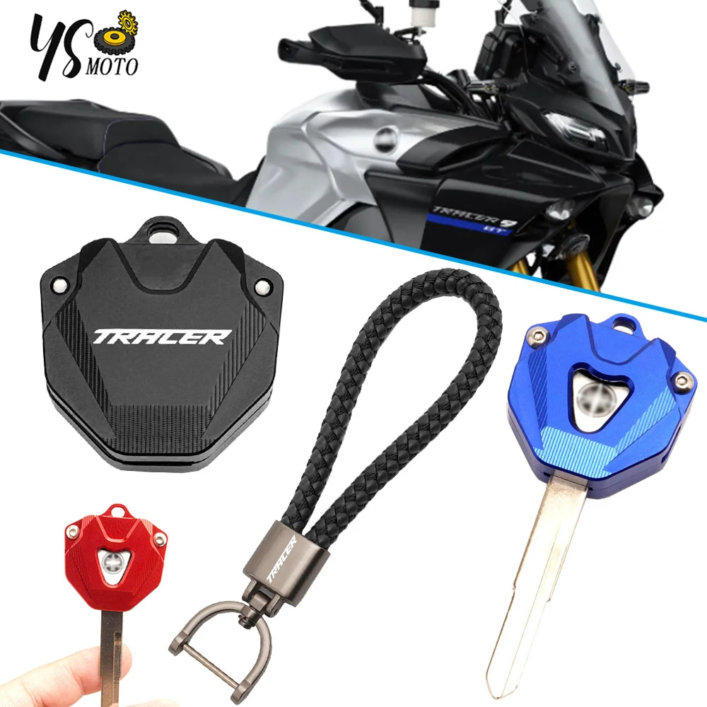 For YAMAHA TRACER 9/900/GT 9GT MT09 TRACER 7GT 700 GT 2013-2020 2022 2021 Motorcycle CNC Aluminum Key Cover Case Shell Keychain