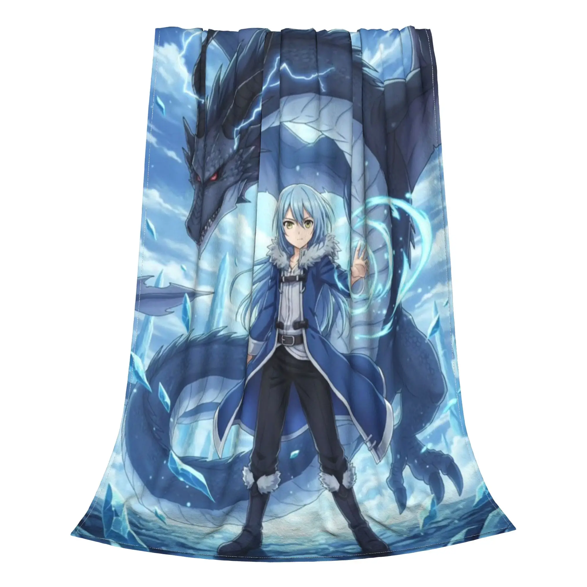 That Time I Got Reincarnated as a Slime Blanket All SeasonBreathable Thin Throw Blankets For home Outdoor Plush Thin Quilt