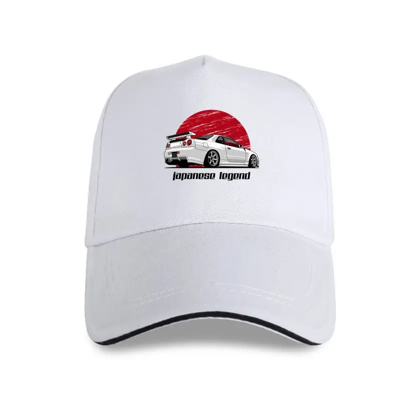 new cap hat  Japanese Legend Skyline GTR R34 Male Stylish 2021 Arrival S-6XL Plus Size Homme Baseball Cap