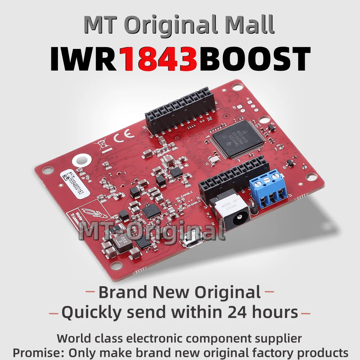 

1pcs/lot Mt Mall Iwr1843boost Iwr1843 Boosterpack Evaluation Module For Single-chip 77ghz Mmwave Sensor 100% New Original
