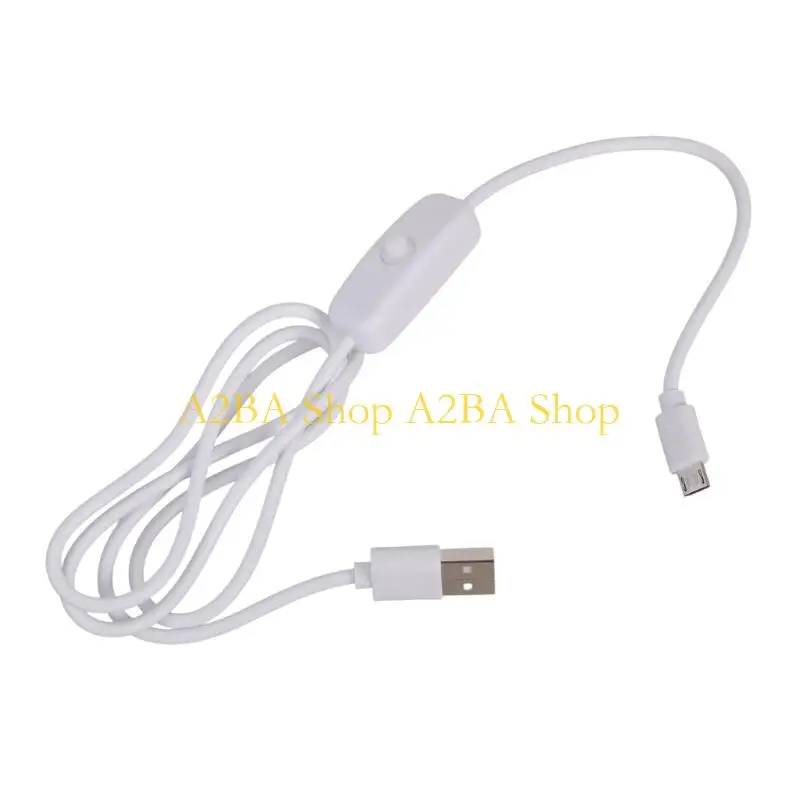 A2BA User Friendly USB to Tiny USB Power Cord Featuring Toggle Switches to Simple Charging Operations Efficiently for Home