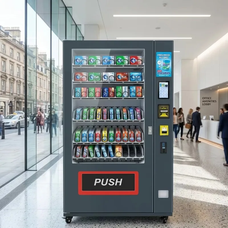 Bubble Gum Vending Machine Automatic Chewing Gum Vending Machine Coin Operated Dispenser for Mall Supermarket