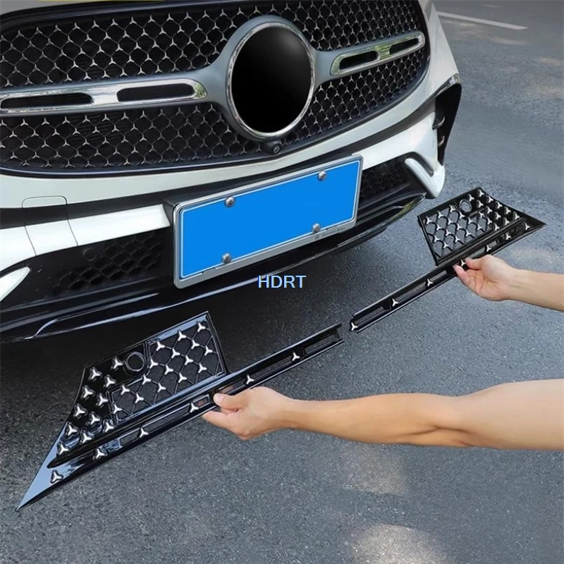 

For Mercedes-Benz GLC Class X254 2023 + Car Style Front Bumper Racing Grills Water Tank Dust Cover Insect Proof Net Accessories