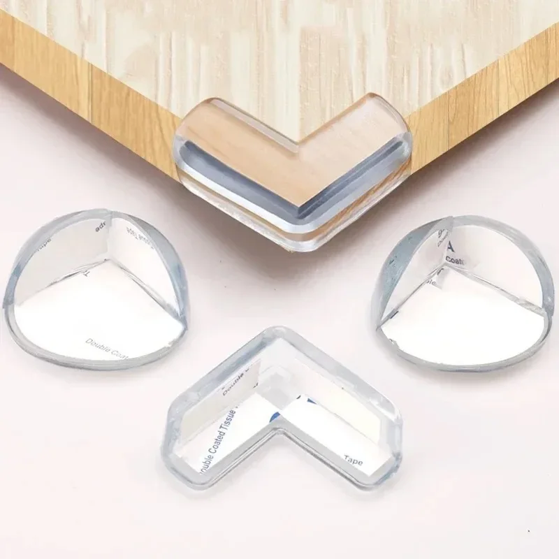 

4Pcs/8Pcs/12Pcs Safety Silicone Protector Table Corner Edge Protection Cover Anticollision Edge & Guards
