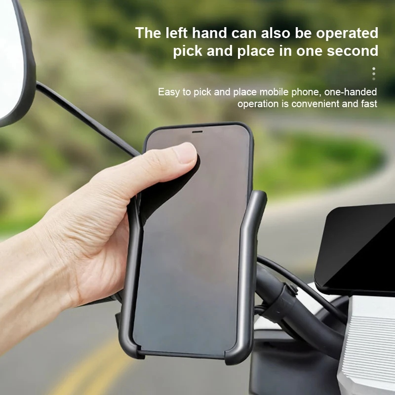 

Baby Stroller Handlebar Phone Holder Mum Dad Handfree Mobile Phone Bracket Universal for Motorcycle Handlebar Cellphone Holder