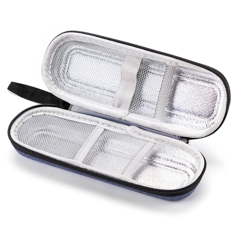 Portable EVA Insulin Cooling Bag Waterproof Thermal Insulated Pen Bag Medicine Outdoor Travel for Diabetics-not ice gel included view 2
