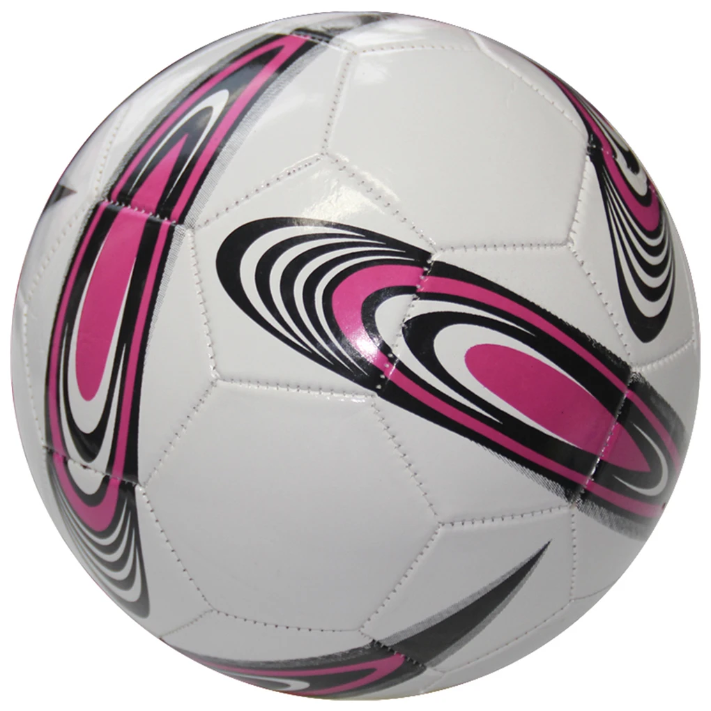Bolas de futebol de couro máquina-costuradas do plutônio, impermeáveis, anti-imprensa, treinamento do clube, esportes exteriores, vermelho, tamanho 5