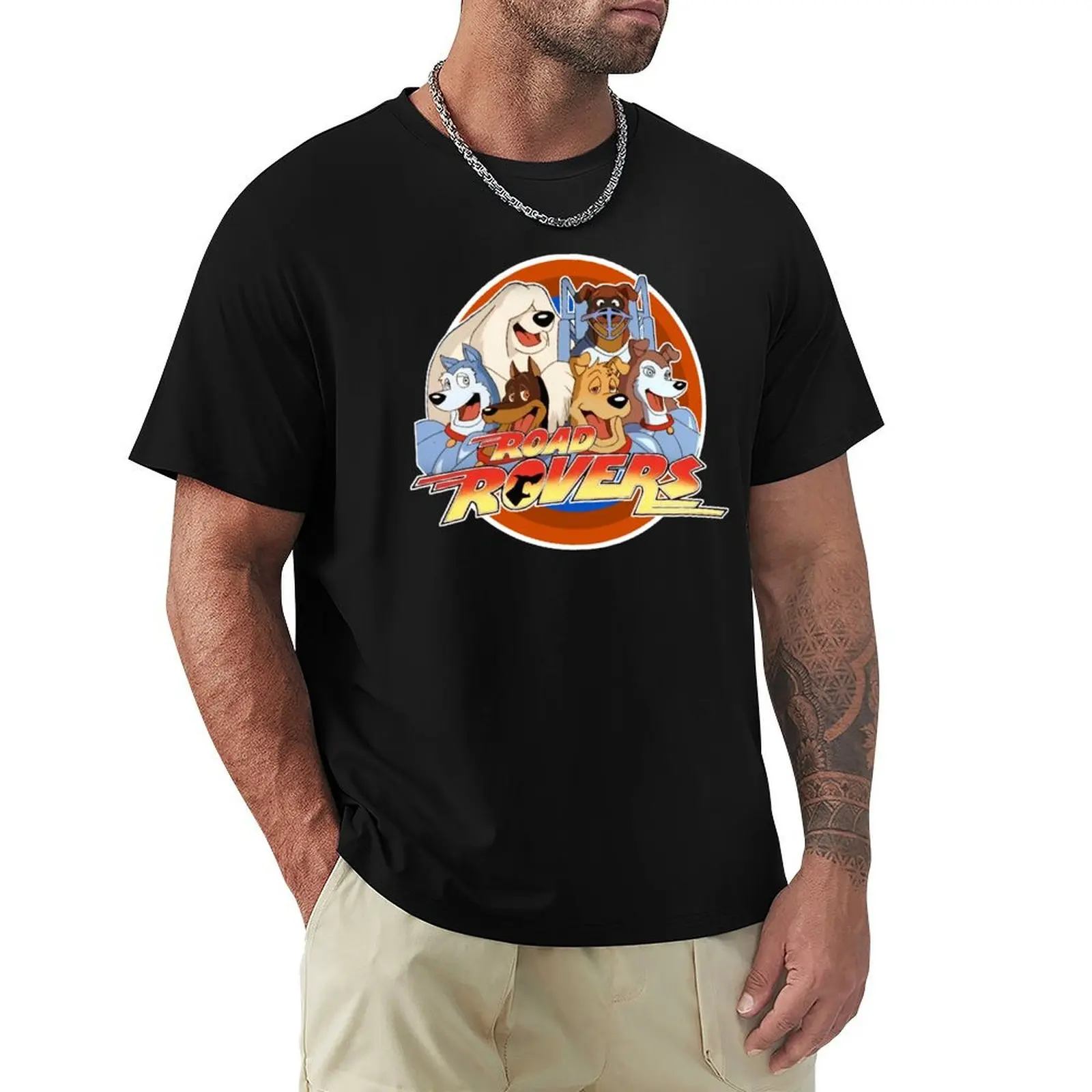 

lets hit the road! - 90s Road Rovers Tribute T-Shirt Work Duty Casual T-Shirt