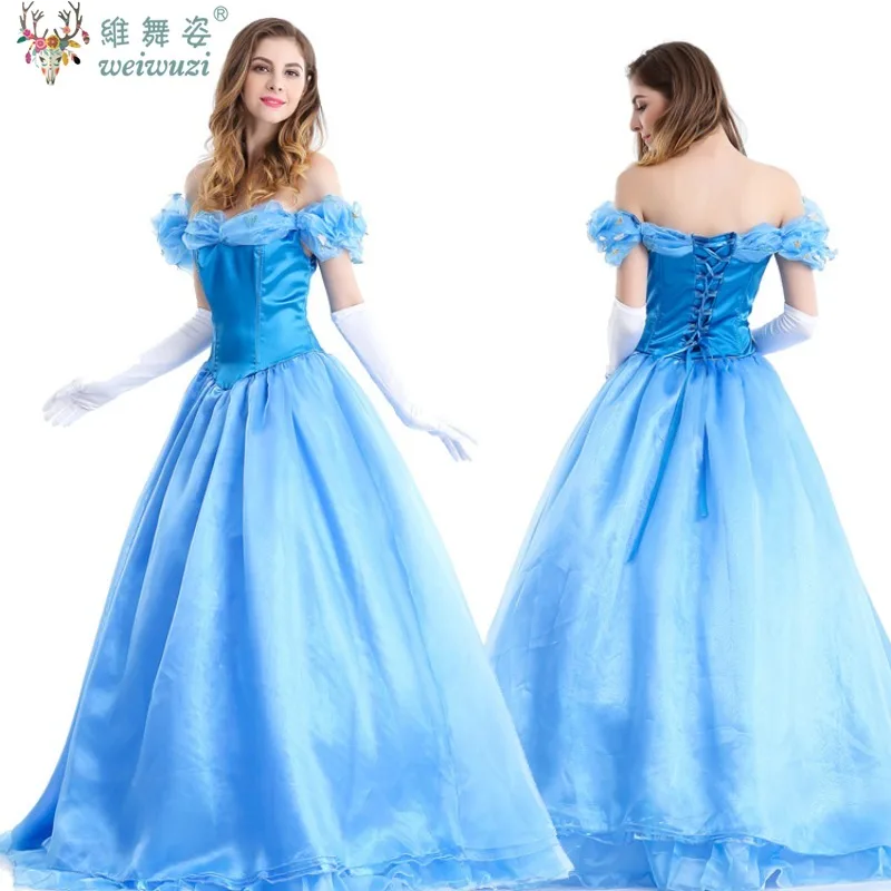 

Adult Princess Snow White Costume Women Cosplay Party Anime Halloween Masquerade Dress Up Clothing Queen Skirt Pink Fancy Dress