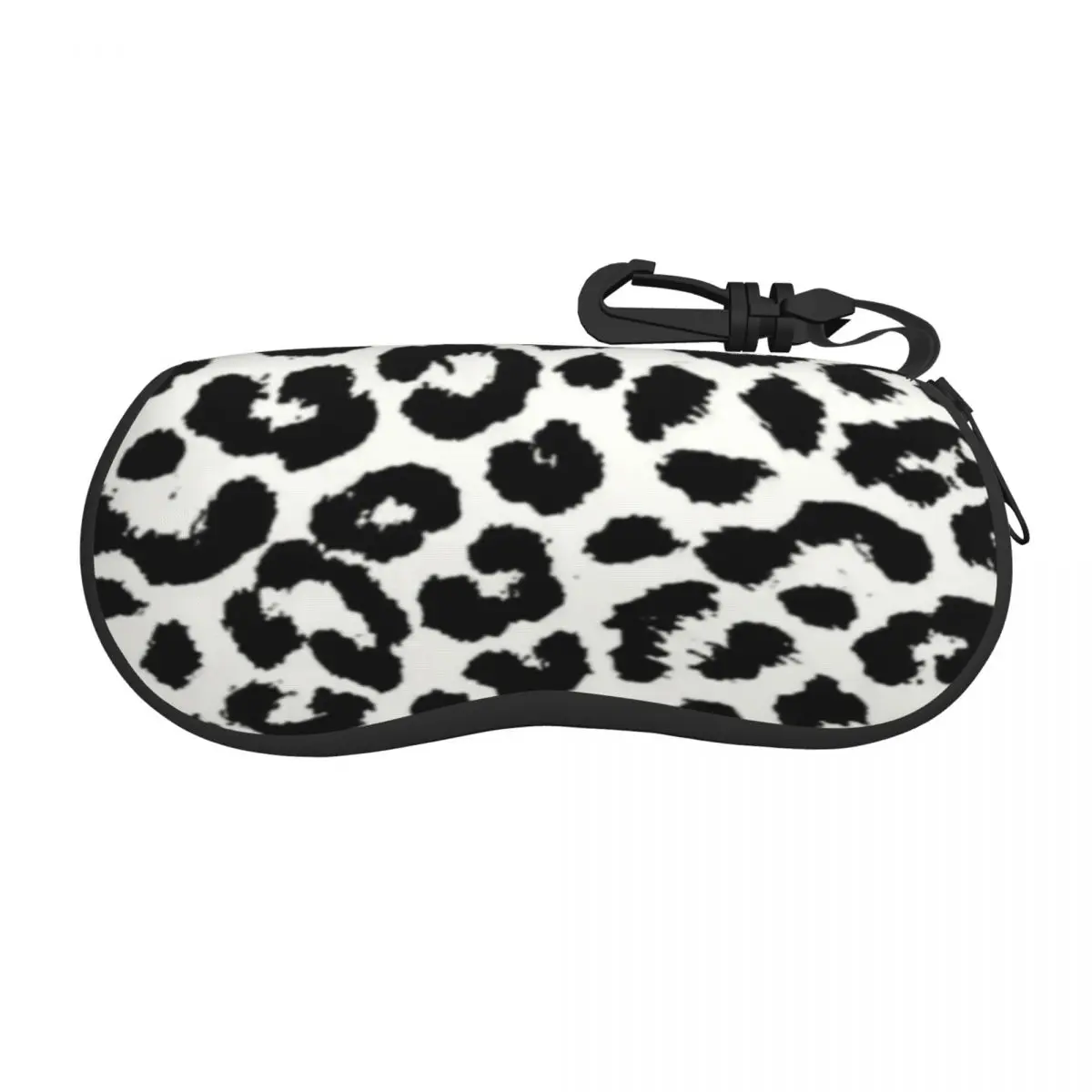 Custom Leopard Spot Shell Eyeglasses Case Women Men Cute Animal Glasses Case Sunglasses Box Pouch