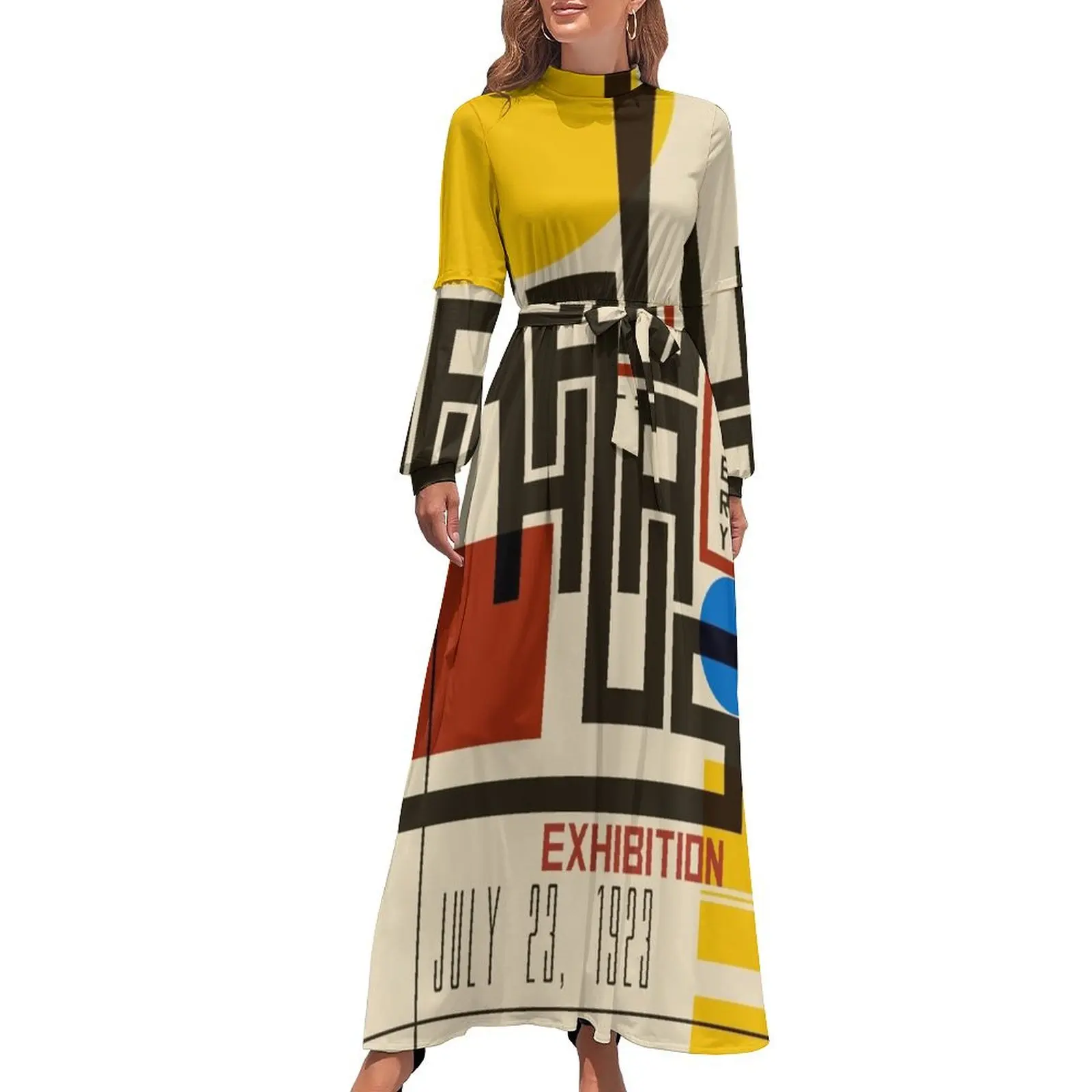 

Bauhaus, плакат, длинное платье, лето 2024, женское длинное платье