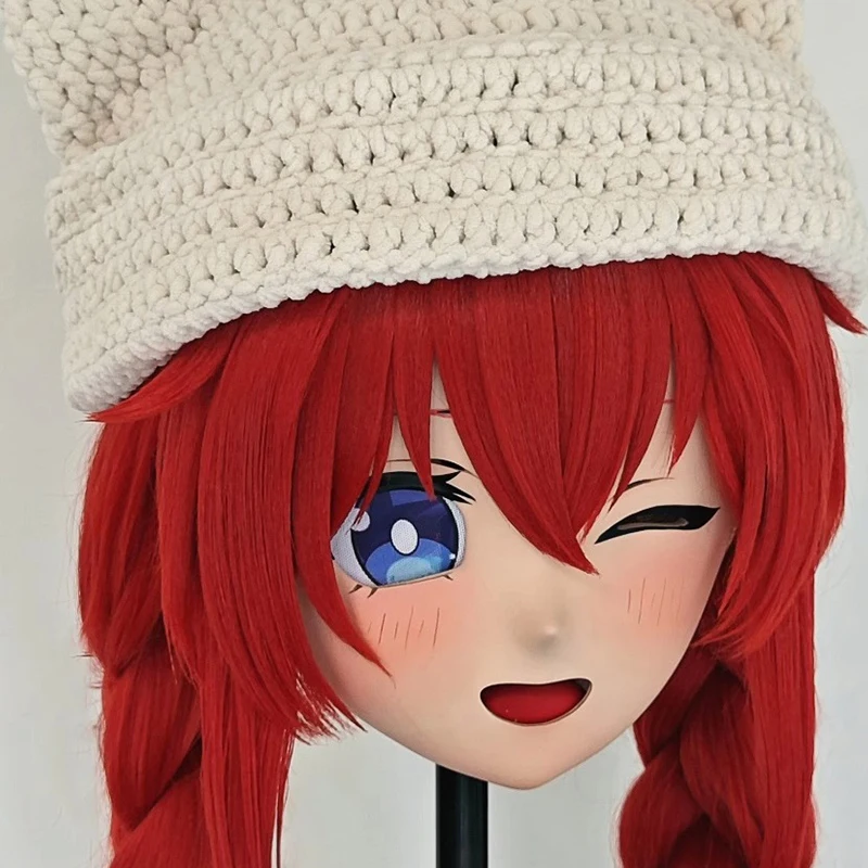 Handmade Customize Full headband lock Cartoon Character Kig Cosplay Kigurumi Mask Resin Japanese Anime Kigurumi Masks