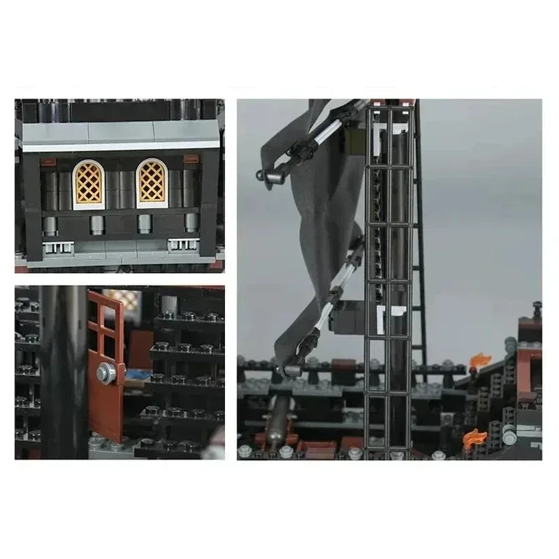 Nuovo 804 Grani Nave Pirata Perla Nera Set Ragazzi Intelligenza Assemblaggio Building Block Modello Compleanno Regalo Di Natale 4184