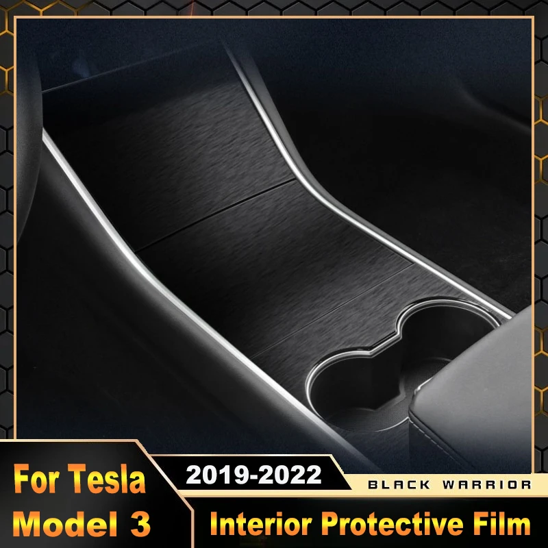 

For Tesla Model 3 2019-22 Central Control Panel Interior Modification Sticker Protective Film Scratch-Resistant Car Accessories