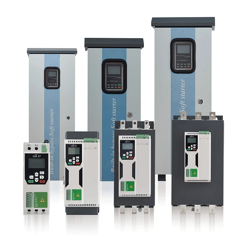 3 Phase 90kW-115KW Industrial Motor Soft Starter 220V-480V with No-Load Simulation Test Control