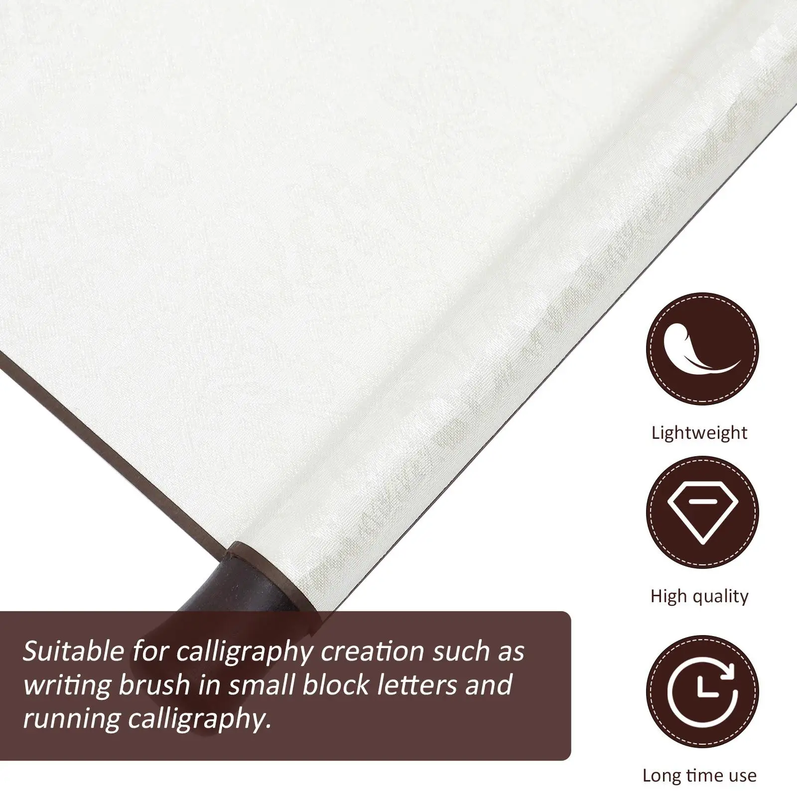 Calligraphy Scroll Paper 4ft x 4ft Rice Paper Blank naments Hanging Pictures Kids Wall Scroll Premium Material Durability